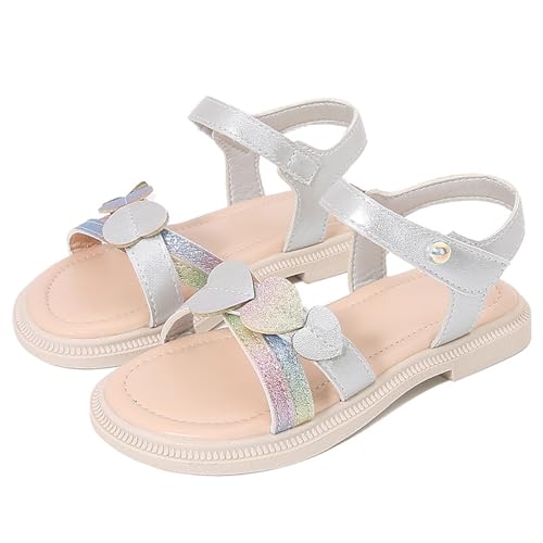 Generisch Sandalen Mädchen Niedlich täglichen sandalen Bequem Flache Badeschuhe Sommer Mode Strandschuhe Strapazierfähige Sandalen Mädchen von Generisch