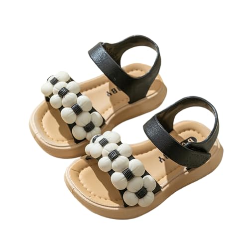 Generisch Sandalen Mädchen Sommerschuhe Kinder Sommer Flach Sandalen Strandschuhe Kinderschuhe Mädchenschuhe Leder Sandales Bequemes Hausschuhe Barfußschuhe Freizeitschuhe Strandsandale Outdoor von Generisch