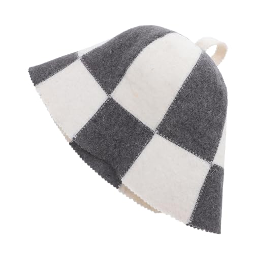 Generisch Sauna Hut Traditioneller Russischer Saunahut aus Atmungsaktivem Filz für Damen und Herren Schützt vor Überhitzung und Haarschäden Pflegeleicht und Langlebig von Generisch