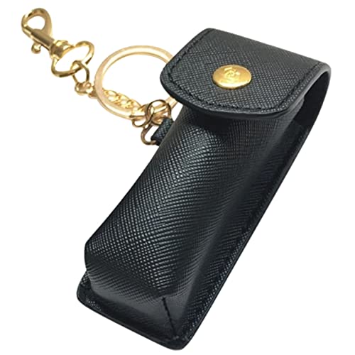 Generisch Schlüsselanhänger Lippenstifthalter Tragbare PU Lippenstift Aufbewahrungstasche Für Damen Kompakte Kosmetik Hülle Für Handtasche Ideal Für Lippenstift Und von Generisch