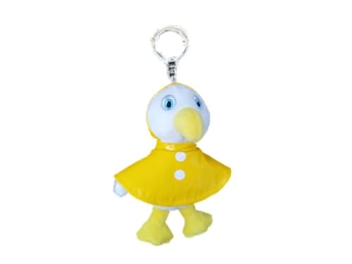 Generisch Schlüsselanhänger Möwe im Regenmantel 12cm Plüsch von Generisch