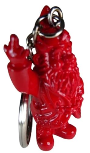 Generisch Schlüsselanhänger Zwerg mit Stinkefinger 10 x 3 cm Gartenzwerg Deko B-G K 73 von Generisch