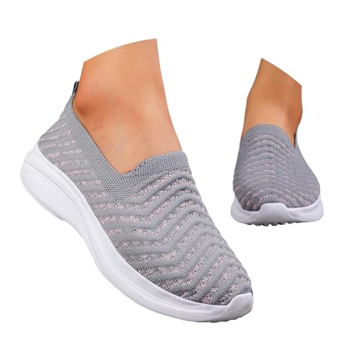 Generisch Schlupfschuhe Damen Elegant Halbschuhe Atmungsaktive Dirndl Schuhe Loafer Turnschuhe Low Top Schuhe Bootsschuhe Leinenschuhe Freizeit Outdoor Laufschuhe Damenschuhe von Generisch