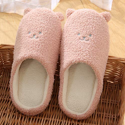 Generisch Schneebären Damenschuhe -Slip Casual-Hausschuh innen Hausschuhe Damenschuh (40-41) von Generisch