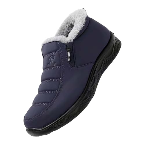 Generisch Schneeschuhe Herren Warm, Outdoorschuhe Winter Herren, Winterschuhe Low-Top Wanderschuhe Ohne Schnürung Freizeitschuhe Slip On Sportschuhe rutschfest Bequeme Thermschuhe Für Männer Generisch Schneeschuhe Herren Warm, Outdoorschuhe Winter Herren, Winterschuhe Low-Top Wanderschuhe Ohne Schnürung Freizeitschuhe Slip On Sportschuhe rutschfest Bequeme Thermschuhe Für Männer von Generisch