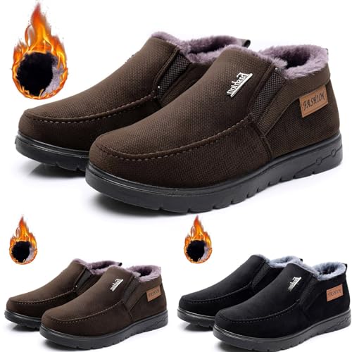 Generisch Schneeschuhe Herren Warm Wasserdicht Winterschuhe, Winterstiefel Bequeme Schlupfstiefel Gefütterte Plüsch, Verschleißfest Winterboots Freizeitschuhe Thermoschuhe Outdoor Wanderschuhe Generisch Schneeschuhe Herren Warm Wasserdicht Winterschuhe, Winterstiefel Bequeme Schlupfstiefel Gefütterte Plüsch, Verschleißfest Winterboots Freizeitschuhe Thermoschuhe Outdoor Wanderschuhe von Generisch