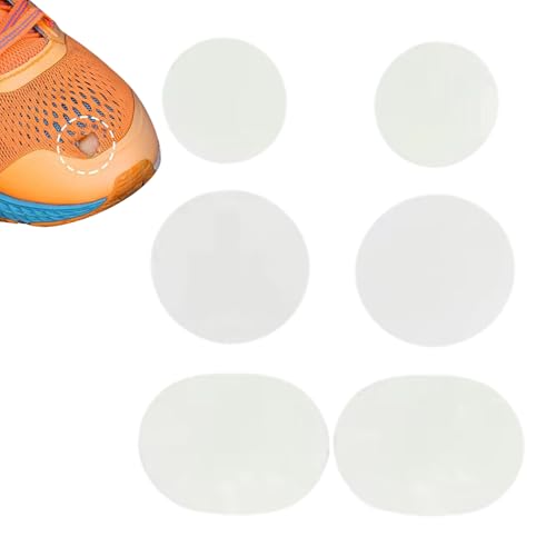 Generisch Schuh-Flicken | Zehenschutz-Pflaster,6 Stück Flexible Flicken für Laufschuhe Wanderstiefel Tanzschuhe Mützen Babykleidung Jacken Rucksäcke von Generisch