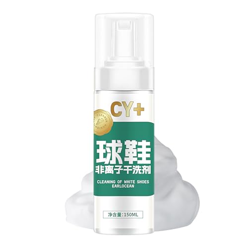 Generisch Schuh Schaumreiniger, 150ml Sanftes Sneaker -Reiniger Set - Geruchsentferner Set Mit Schaumapplikator Für Männer Sport Indoor Outdoor Haushalt Küche von Generisch