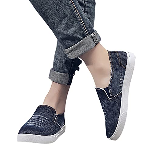 Generisch Schuhe Herren Segeltuchschuhe,Flache Canvas Schuhe,Slip On Slippers,Leichte Und Atmungsaktive Loafers Halbschuhe Espadrilles Komfortabel Fahrschuhe Sommerschuhe Casual Sportschuhe von Generisch