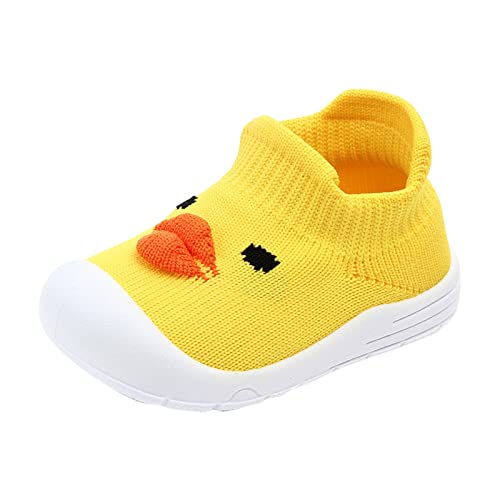 Generisch Schuhe Mädchen Turnschuhe Baby Kleinkind Weiche Sohle Infant Mesh Sport Babyschuhe Kinderschuhe 23 Mädchen (Yellow, 19 Infant) von Generisch