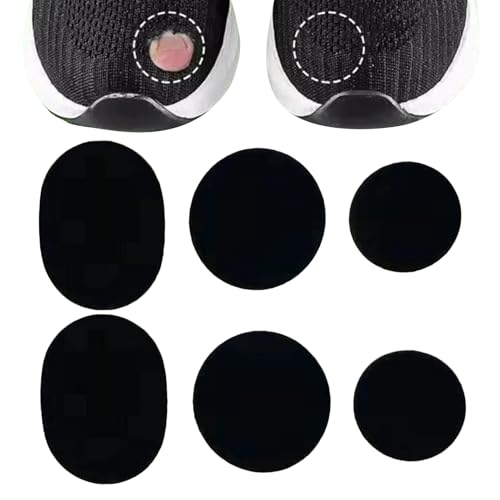 Generisch Schuhflecken für Löcher - 6 Teile Polyester Boot Patch Ersatz | Selbstklebende Anti-Wear-Fersenreparatur | Oberflächen restaurieren schnelles Repiair Shoes -Werkzeug von Generisch