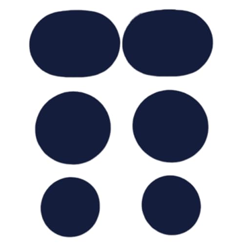 Generisch Schuhreparatur-Patch | Selbstklebende Löcher-Reparatur | 6 Stück Flexible Flicken für Laufschuhe Wanderstiefel Tanzschuhe Mützen Babykleidung Jacken Rucksäcke von Generisch