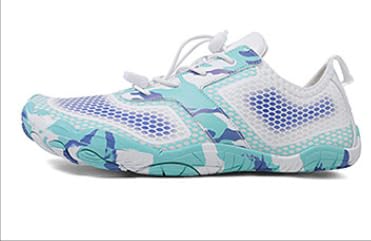 Generisch Schwimmen Wasser Stream Schuhe Rutschschutz Angelschuhe Atmung Strandschuhe (Weißblau,38) von Generisch