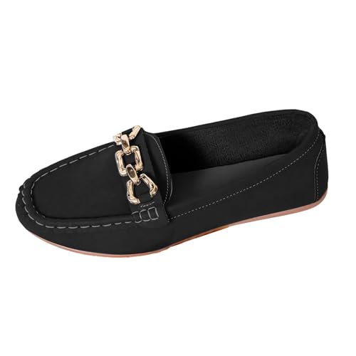 Generisch Segelschuhe Damen Ohne Schnürsenkel Lässig Mokassins Bequeme Sportschuhe Klassische Walking Arbeitsschuhe Loafers Low Top Schuhe Outdoor Freizeit Turnschuhe Freizeitschuhe von Generisch