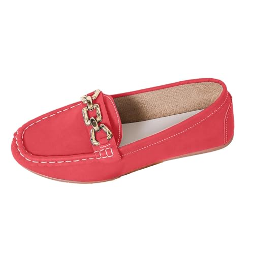 Generisch Segelschuhe Damen Ohne Schnürsenkel Lässig Mokassins Bequeme Sportschuhe Klassische Walking Arbeitsschuhe Loafers Low Top Schuhe Outdoor Freizeit Turnschuhe Freizeitschuhe von Generisch