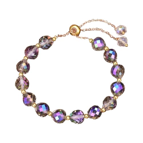 Generisch Septum-Schmuck Temperament Woven Bracelet Female Design Personality Bracelet Simple Student Red Bracelet Bracelet Jewelry Herrenfunkuhren Mit Lederarmband (Purple, A) von Generisch