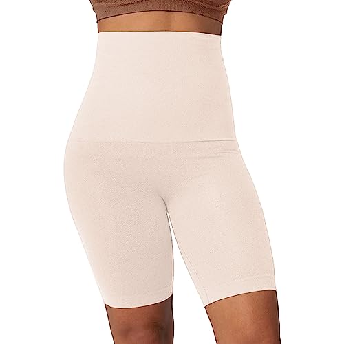 Generisch Shapewear Damen Mit Bein Stark Formend Große Größen Bauchweg Unterhose Bauchweg Hose Kurz Dünn Nahtlos Slimer Miederhose Shaping Bauch Weg High Waist Shaping Shorts Shapewear von Generisch