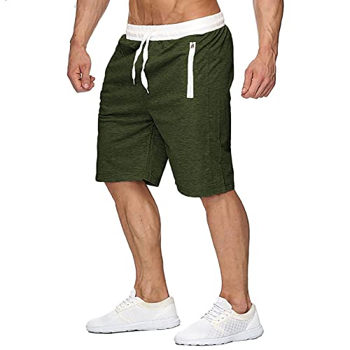 Generisch Shorts Herren Sommer Herren Shorts Sommer Kurz Kurze Stretch Regular Fit Activewear-Shorts Für Herren Mit Multi Taschen Gym Shorts Herren Freizeit Bermuda Shorts Outdoor Gym von Generisch