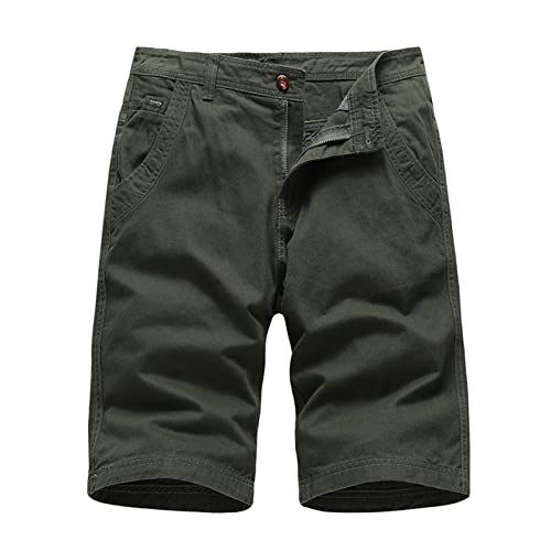 Generisch Shorts Herren Sport Cargo Hose Jogginghose Unterhosen männer lang Winter Set Hose schwarz Herren Khaki-Shorts Badehose Herren lang Armeegrün #2 L 23.99 von Generisch