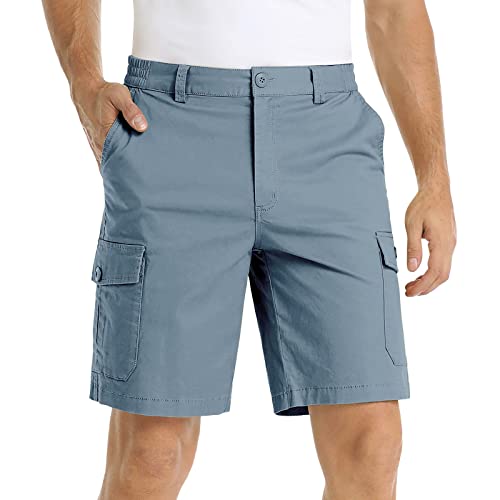 Generisch Shorts Herren Tarnshorts Sommer Freizeit Cargo Kurz Hose Vintage Arbeitshose Kurze Hosen Herren Chino Wanderhose Herren Kurz Blau von Generisch