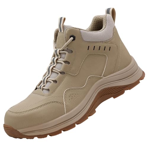 Generisch Sicherheitsschuhe Herren Arbeitsschuhe Leicht Atmungsaktiv Stahlkappenschuhe rutschfest Unisex Sneaker mit Stahlkappe-Numeric_38 von Generisch