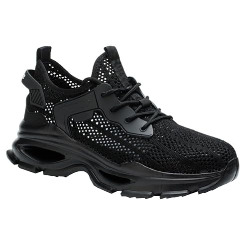 Generisch Sicherheitsschuhe Herren Arbeitsschuhe rutschfeste Atmungsaktiv Arbeitsturnschuhe Leicht Komfort Stahlkappenschuhe-Numeric_43 von Generisch