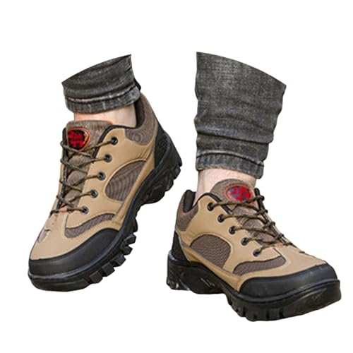Generisch Sicherheitsschuhe Herren Wasserdicht Leicht Sportlich Arbeitsschuhe Schutzschuhe Schuhe rutschfeste Atmungsaktiv Sneaker Wanderschuhe Leichte Trekkingschuhe Outdoorschuhe von Generisch