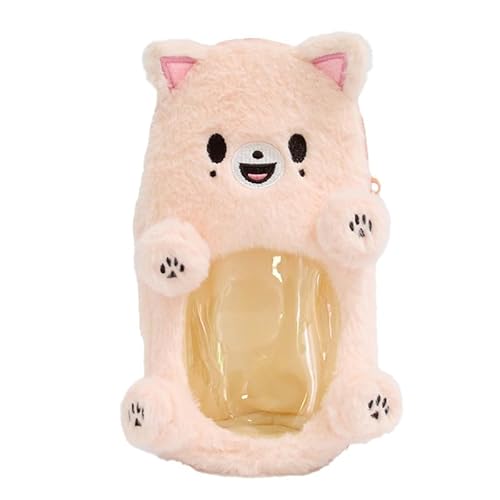 Generisch Sk-zoo Ita Tasche mit Schlüsselanhänger 'STAY' 21 * 11 cm transparente Tasche Stray-Kids Display Tasche Wolf Chan Jiniret Bbokari Schreibwarenetui (Foxi.ny) von Generisch