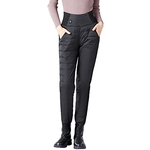 Generisch Skihose Damen Wasserdicht, Winter Große Größen Schneehose Skihose Gefütterte Snowboardhose Warm wasserdichte Skihose Trekkinghose Slim Fit Lang Softshellhose Wanderhose Thermo Fahrradhose von Generisch