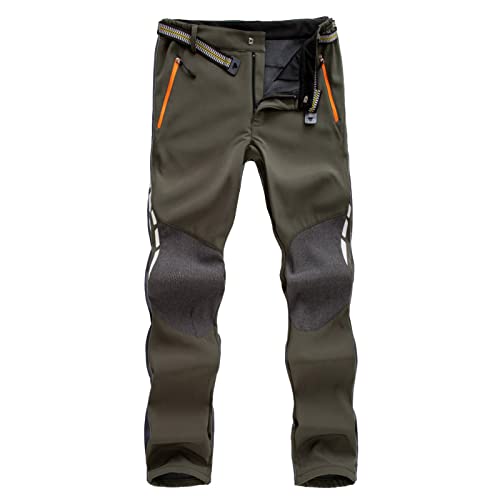 Generisch Skihose Herren Atmungsaktiv Winddicht Herbst Stretch Skihose Softshellhose Kurzgröße Warm Winter Leicht Schneehose Trekkinghose Lang Wasserdicht Outdoor Hose Wanderhose von Generisch