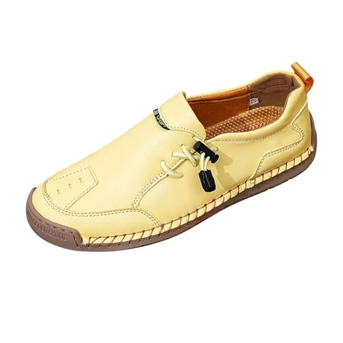 Generisch Slip On Schuhe Damen Loafers Bequeme Atmungsaktive Halbschuhe Flache Komfort Freizeitschuhe Kunstleder Leicht Bootsschuhe Fahren Schuhe Outdoor Wanderschuhe Damenschuhe von Generisch