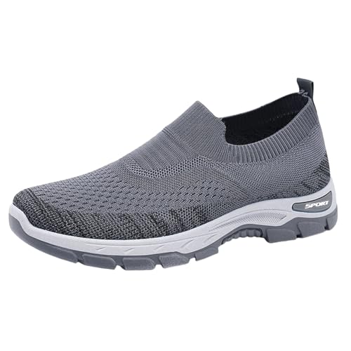 Generisch Slip On Sneakers，Herren Laufschuhe，Walkingschuhe，Outdoor Turnschuhe，Atmungsaktives Mesh Joggingschuhe，Lightweight Breathable Freizeitschuhe，Sportschuhe，Fitness Sporthalle von Generisch