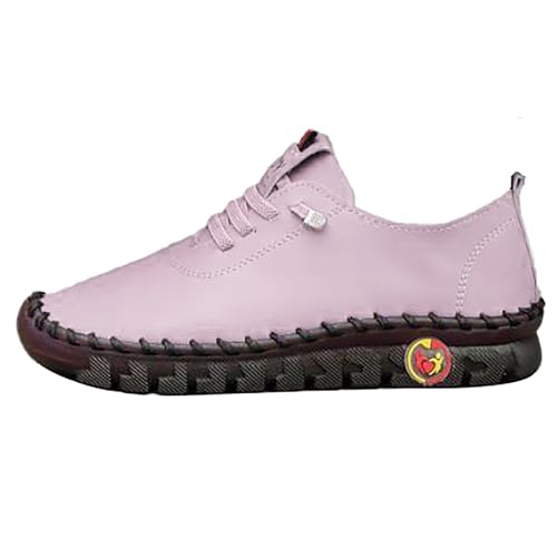Generisch Slip On Sneakers Damen Herren Sportschuhe wasserdichte Trail Running Trekkingschuhe Super Weich Walkingschuhe rutschfeste Turnschuhe Leicht Leder Arbeitsschuhe Freizeitschuhe Unisex Sneaker von Generisch