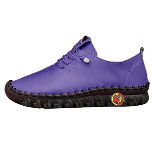 Generisch Slip On Sneakers Damen Herren Sportschuhe wasserdichte Trail Running Trekkingschuhe Super Weich Walkingschuhe rutschfeste Turnschuhe Leicht Leder Arbeitsschuhe Freizeitschuhe Unisex Sneaker von Generisch