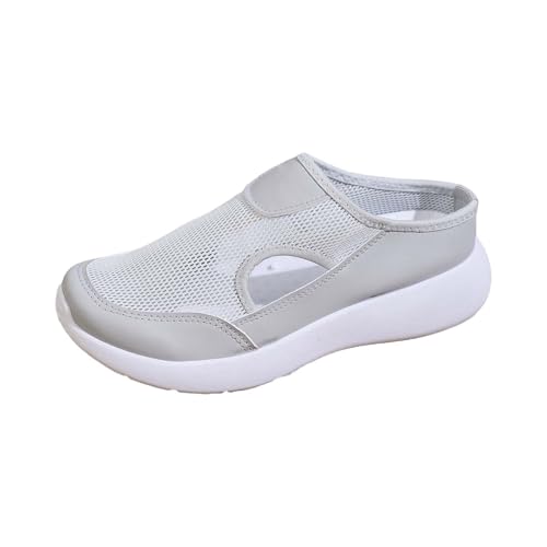 Generisch Slip On Sneakers Damen Laufschuhe Joggingschuhe Damen Trekkingschuhe Freizeitschuhe Fitness Schuhe Walkingschuhe Sportschuhe Strickschuhe Trainingsschuhe Mesh Atmungsaktiv Bequeme Leichte von Generisch