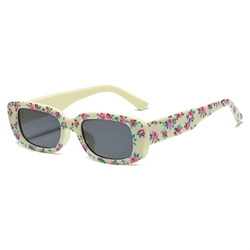 Generisch Small Box Sunglasses for Men and Women Fashion Street Vacation Sun Shading Sunglasses (Color : O, Size : Medium) von Generisch