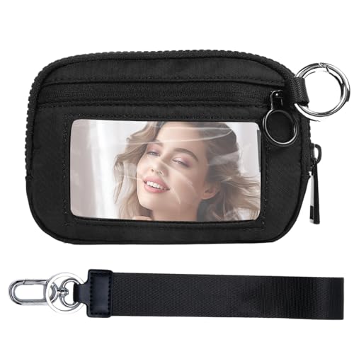 Generisch Small Purse | Small Wallets for Women | Credit Card Holder Wristlet Wallet, Small Women's Wallet with ID Window, 5.51x3.74x0.79 Inches Women’s Waterproof Card Holder Wallet for Coins von Generisch