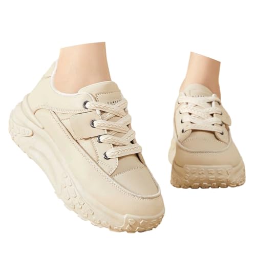 Generisch Sneaker Damen Atmungsaktive Schuhe Trachten Sneakers Plateau Schnürsenkel Schuhe Orthopädische Turnschuhe Outdoor Slip On Freizeitschuhe Leichte Sportschuhe Turnschuhe von Generisch