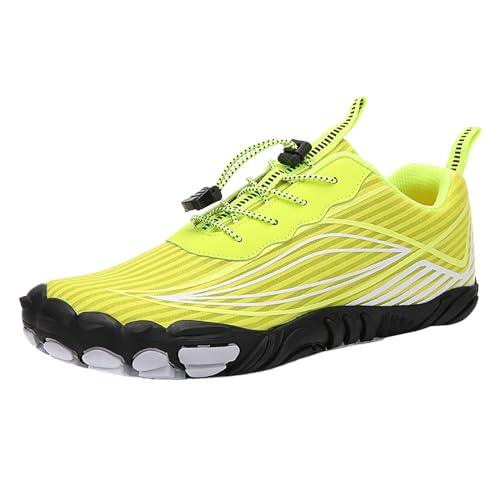 Generisch Sneaker Damen Canvas Mesh Atmungsaktive Schuhe Sport Elegante Schuhe Bequem wasserdichte rutschfeste Slip on Kurze Weiche Fussbett Walkingschuhe Outdoor Slip On Freizeitschuhe von Generisch