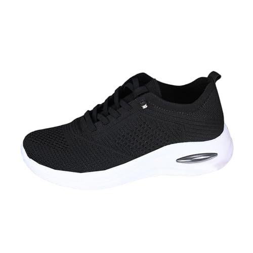 Generisch Sneaker Damen Laufschuhe Einfache Schnürschuhe Flache Bequeme Für Vier Jahreszeiten mit Arch Support (37) von Generisch