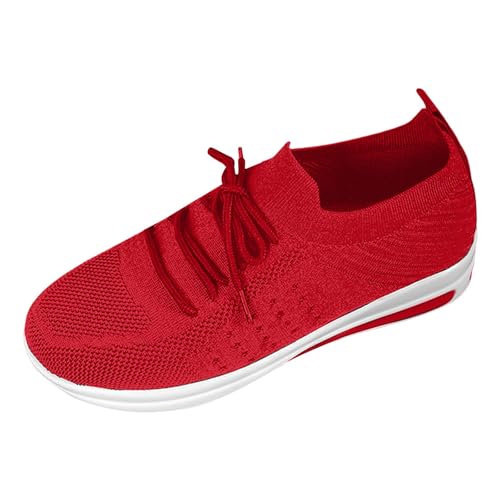 Generisch Sneaker Damen Leicht Orthopädische Schuhe Walkingschuhe Weite H Vermascht Atmungsaktive Sportschuhe Lässige Komfort Laufschuhe rutschfeste Turnschuhe Bequeme Outdoor Sommerschuhe von Generisch