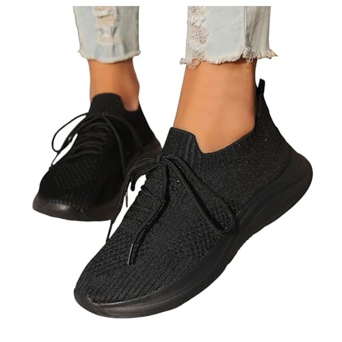 Generisch Sneaker Damen Retro Style Plateau Schnürsenkel Schuhe Elegante Sneaker Freizeitschuhe Outdoor Sportschuhe Leichte Sportschuhe Freizeitschuhe Flach Modische Turnschuhe Sport Elegante Schuhe von Generisch