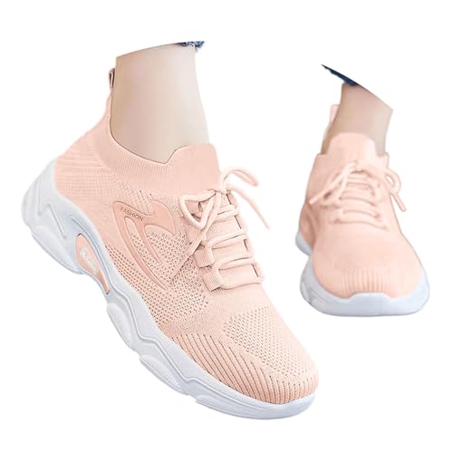 Generisch Sneaker Damen Schuhe Weiche Sohle Leichte Laufschuhe Casual Walkingschuhe Sportschuhe Bequem Turnschuhe Gym Atmungsaktiv Bequeme Outdoorschuhe Straßenlaufschuhe von Generisch