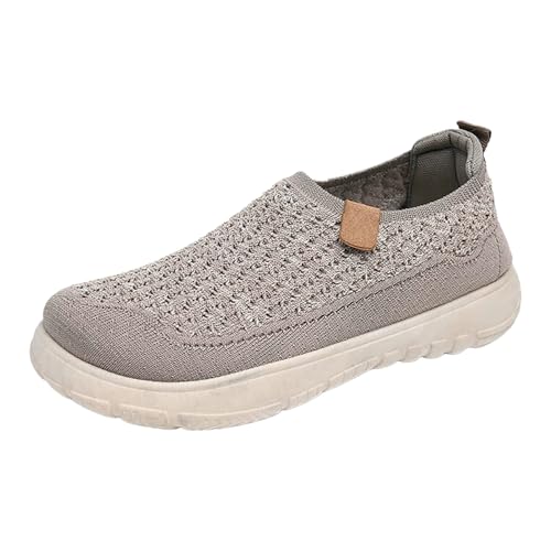 Generisch Sneaker Damen Schwarz Mutterschuhe Atmungsaktive Mesh Penny Loafer Breite Füße Einzelneschuhe Slip-On-Sicherheits Freizeitschuhe Dicker Sohle Trekkingschuhe Bequem Leicht Walkingschuhe Generisch Sneaker Damen Schwarz Mutterschuhe Atmungsaktive Mesh Penny Loafer Breite Füße Einzelneschuhe Slip-On-Sicherheits Freizeitschuhe Dicker Sohle Trekkingschuhe Bequem Leicht Walkingschuhe von Generisch