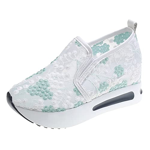 Generisch Sneaker Damen Spitze Turnschuhe Atmungsaktiv Mesh Stoffschuhe Flache Canvas Schuhe Outdoor Schnürschuhe Bequem Freizeitschuhe Leicht Sportschuhe Slip On Laufschuhe Halbschuhe Walkingschuhe Generisch Sneaker Damen Spitze Turnschuhe Atmungsaktiv Mesh Stoffschuhe Flache Canvas Schuhe Outdoor Schnürschuhe Bequem Freizeitschuhe Leicht Sportschuhe Slip On Laufschuhe Halbschuhe Walkingschuhe von Generisch