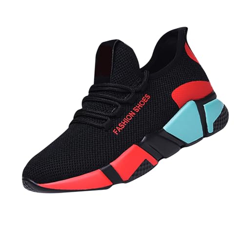 Generisch Sneaker Damen Sportschuhe Sommer Mesh Atmungsaktiv Leichtgewichts Turnschuhe Slip On Dicker Sohle Dämpfung Joggingschuhe Outdoor Running Workout Walkingschuhe Mit Schnürsenkel,35-39 Eu von Generisch