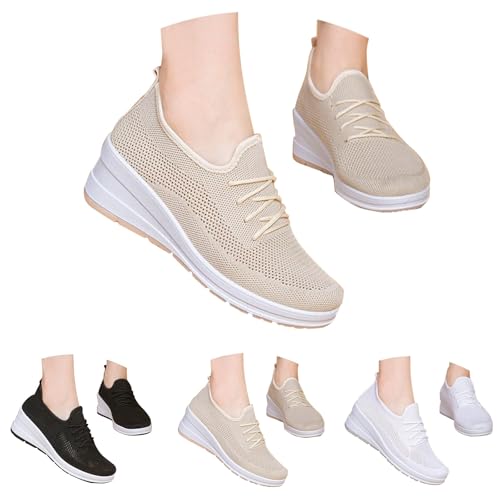 Generisch Sneaker Damen Weiss Elevator Schuhe Atmungsaktive Mesh Sportschuhe Breite Füße Laufschuhe Workout Trainerschuhe Leicht Bequem Joggingschuhe Einfarbig Freizeitschuhe rutschfest Walkingschuhe Generisch Sneaker Damen Weiss Elevator Schuhe Atmungsaktive Mesh Sportschuhe Breite Füße Laufschuhe Workout Trainerschuhe Leicht Bequem Joggingschuhe Einfarbig Freizeitschuhe rutschfest Walkingschuhe von Generisch