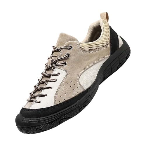 Generisch Sneaker Herren，Mode Freizeit Trekkingschuhe，Dicker Sohle Bergschuhe，Wasserdicht rutschfeste Wanderschuhe，Leichte Bequeme Freizeitschuhe，Outdoor Walkingschuhe，Jogging Sportschuhe von Generisch