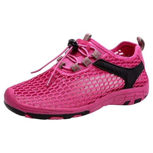 Generisch Sneaker Herren 36-44 Atmungsaktiv Barfußschuhe Trend Wasserschuhe Mesh Leichtgewichts Strandschuhe Slip-On Sommerschuhe Hohl Weich Leicht Sportschuhe Modische Freizeitschuhe Outdoorschuhe von Generisch