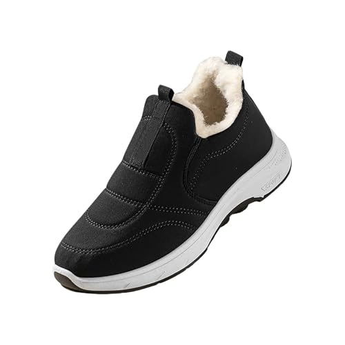Generisch Sneaker Herren Damen Winter Sportschuhe Stiefeletten Bequem Rutschfeste Orthopädische Schuhe Leicht Kurzstiefel Slip On Breite Stiefel Kurze Winterstiefel von Generisch